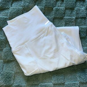 Aerie White High-Waisted Leggings